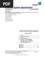 Materials System Specification: 04-SAMSS-001 21 December 2008 Gate Valves Valves Standards Committee Members