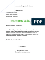 Carta Comercial, Memorandum y Avisos