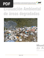 Evaluación Ambiental - Áreas Degradadas