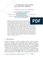 Security of Symmetric Encryption Against Mass Surveillance