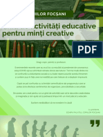 Ghid Activități Educative Pentru Minti Creative - Focsani