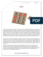 Tic Tac Toe Game Plan PDF