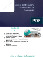 Tema 7 - Seguros Del Trasporte Internacional de Mercancias