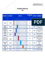 Programa Anual de La Comision de Seguridad e Higiene de Las Oficinas de HTD