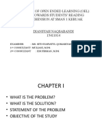 The Effect of Open Ended Learning (Oel) Model Towards Students' Reading Comprehension at Sman 1 Keruak