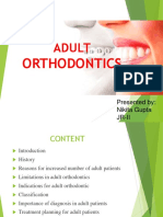 Adult Orthodontics