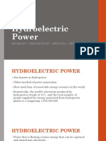 Hydroelectric Power Report