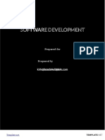 Software Development Proposal Template