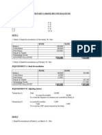 Quiz Part 2 (Bank Reconciliation)