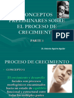 Conceptos Preliminares Sobre El Proceso de Crecimiento