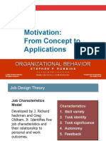 Motivation: From Concept To Applications: Organizational Behavior