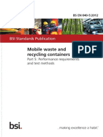 BS EN 840-5-2012, Mobile Waste and Recycling Containers PDF