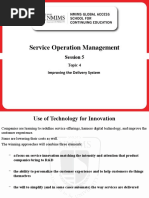 Service Operation Management: Session 5