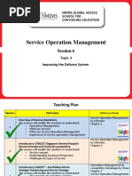 Service Operation Management: Session 6