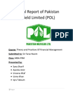 Annual Report of Pakistan Oilfield Limited (POL)