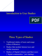 Introduction To User Studies