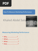 Khaled Abdel Salam: How To Measure Marketing Performance