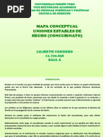 Mapa Conceptual Union Estable de Hechos (CONCUBINATO)