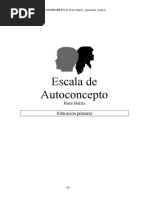 Manual de Test de Autoconcepto