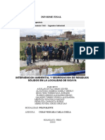 Informe Final: Facultad: Eap