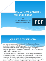 Resistencia A Enfermedades en Las Plantas