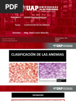 4 Clasificacion de Las Anamias - Hematologia PDF