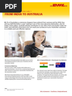 From India To Australia: DHL Parcel International Direct