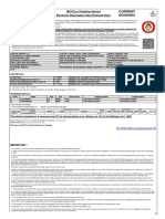 Current Current Booking Booking: Irctcs E-Ticketing Service Electronic Reservation Slip (Personal User)