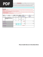 Percentage Boq: Validate Print Help