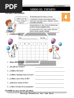 28 Mido El Tiempo Segundo de Primaria