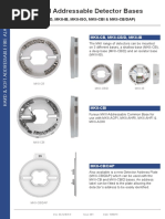 Fyreye Mkii Addressable Detector Bases: (Mkii-Cb, Mkii-Cb/D, Mkii-Ib, Mkii-Iso, Mkii-Cbi & Mkii-Cb/Dap)