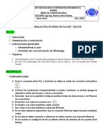 Taller Packet Tracer de Servidores ISP, DNS, DHCP PDF