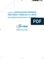 Guia de Estimulacion Temprana para NN de 0 A 2 PDF