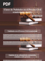 Clases de Nulidades en El Proceso Civil Ecuatoriano