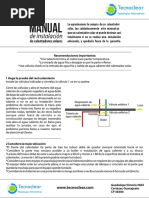 Manual de Instalación de Calentadores Solares 2016 Baja Presion