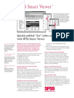 Quickly Publish "Live" Tables and Charts With SPSS Smart Viewer