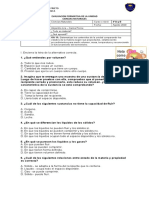 Prueba de Ciencias Naturales 4to