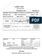 Medicamento Dosis Frecuencia Via de Administración Cantidad Duración Tratamiento (DÍAS) NO. Entregas Indicaciones