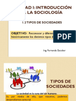 Tipos de Sociedad