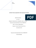 Actividad 3 - Ensayo Planeación Estrategica