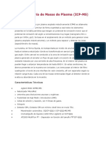 Espectrometría de Masas de Plasma