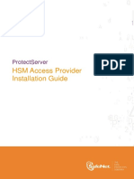 HSM Access Provider Installation Guide: Protectserver