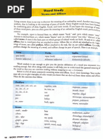 Stems and Affixes