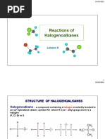 Lesson 8 Reactions of Halogenoalkanes