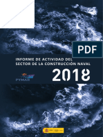 Informe de Actividad Del Sector de Construcción Naval Año 2018