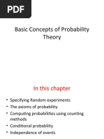 Basic Concepts of Probability Theory