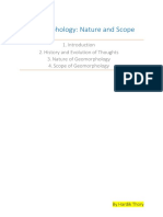 Geomorphology Nature and Scope