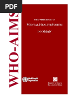 M H S Oman: Ental Ealth Ystem