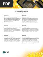 Course Syllabus: Section 1 Section 2