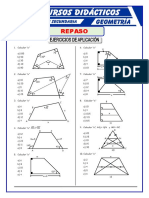 Ejercicios de Cuadrilateros para Tercero de Secundaria PDF